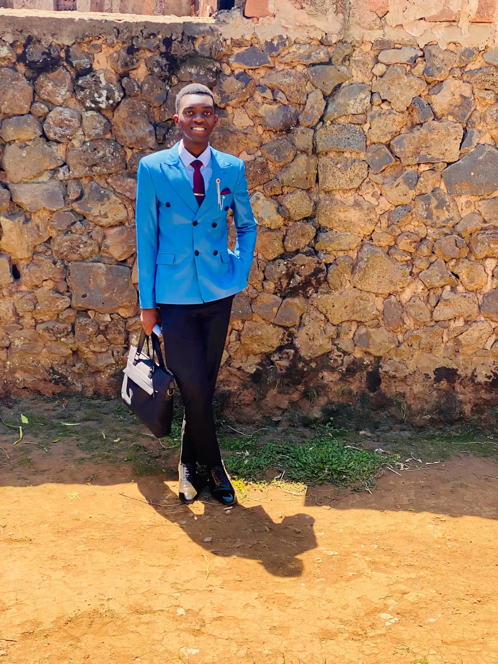 Image from The Hebrews Choir UG: *A Sabbath at Home💟*  Lauben is at Nturo SDA Church in Kisoro. Stella...