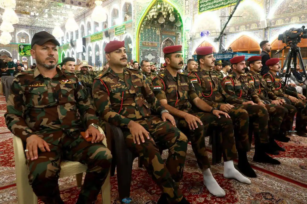 Image from درع النجف: استذكاراً لفتـ ـوى الدفاع الكفائي التي اعلنتها المرجعية الدينية العليا...