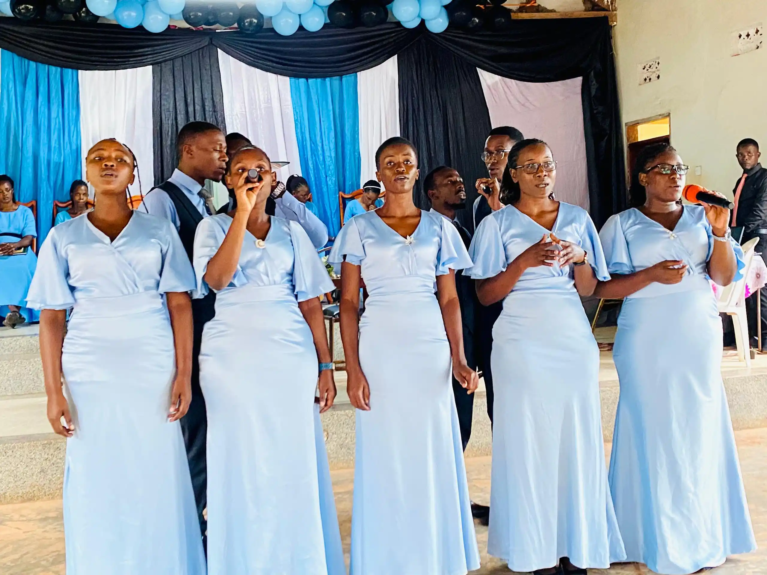 Image from The Hebrews Choir UG: *BUSAWUULA SDA CHURCH ⛪️*  We are in Kikajjo District today, serving a...