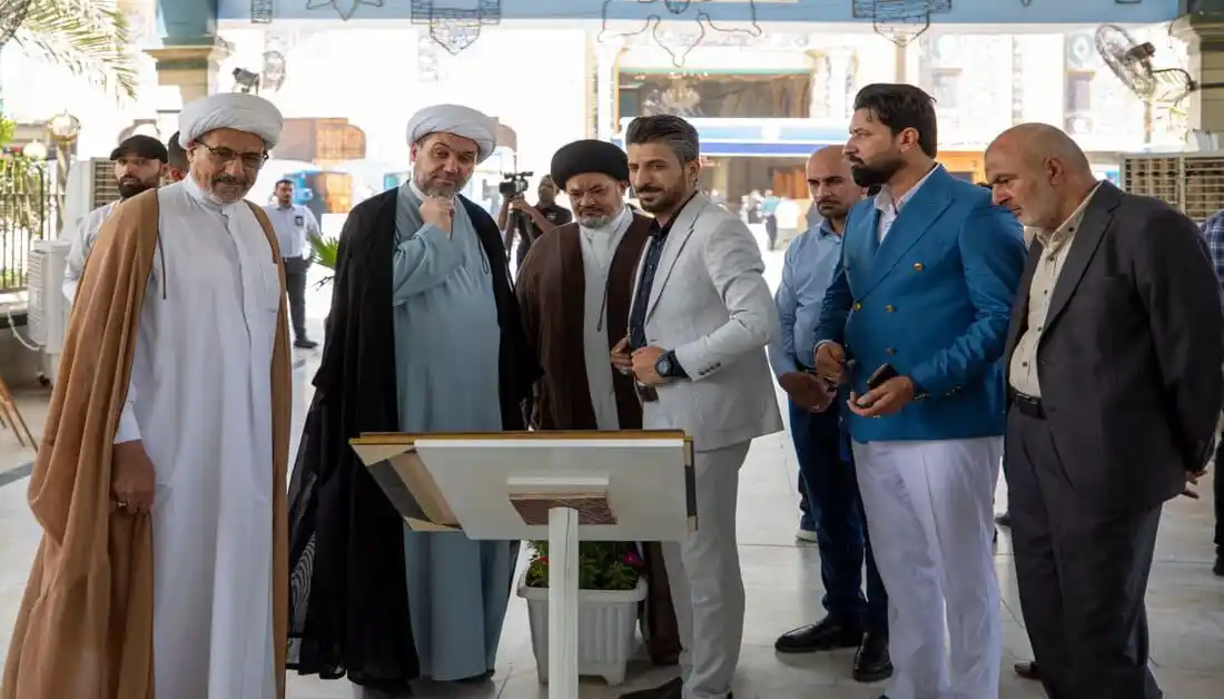 Image from کربلاء ٹوڈے/Karbala today: بین الاقوامی عربی خطاطی نمائش نبا عظیم کے تیسرے ایڈیشن۔۔۔۔۔۔۔۔مزید تفص...