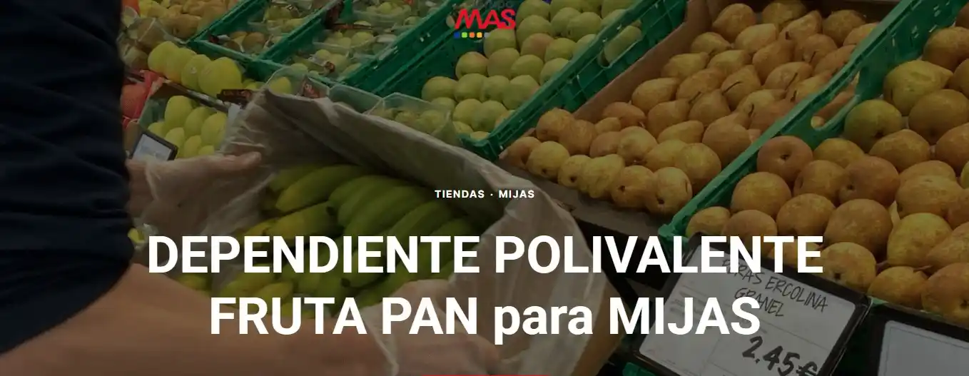 Image from ÁLORACTIVA (IU): 💼 | *EMPLEO*  *DEPENDIENTE/A FRUTA Y PAN*  📢 *Empresa*: Grupo MAS  �...