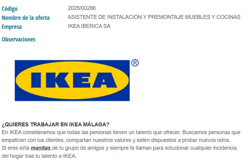 Image from ÁLORACTIVA (IU): 💼 | *EMPLEO* *SEIS PUESTOS DE ASISTENTE DE INSTALACIÓN Y PREMONTAJE ...