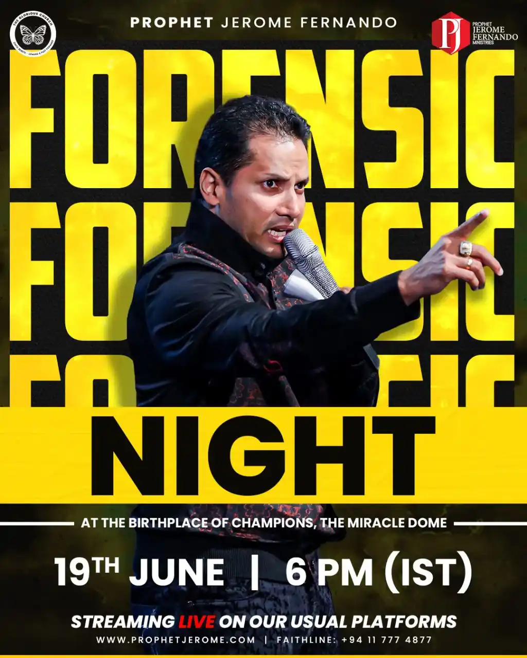 Prophet Jerome Fernando Ministries post