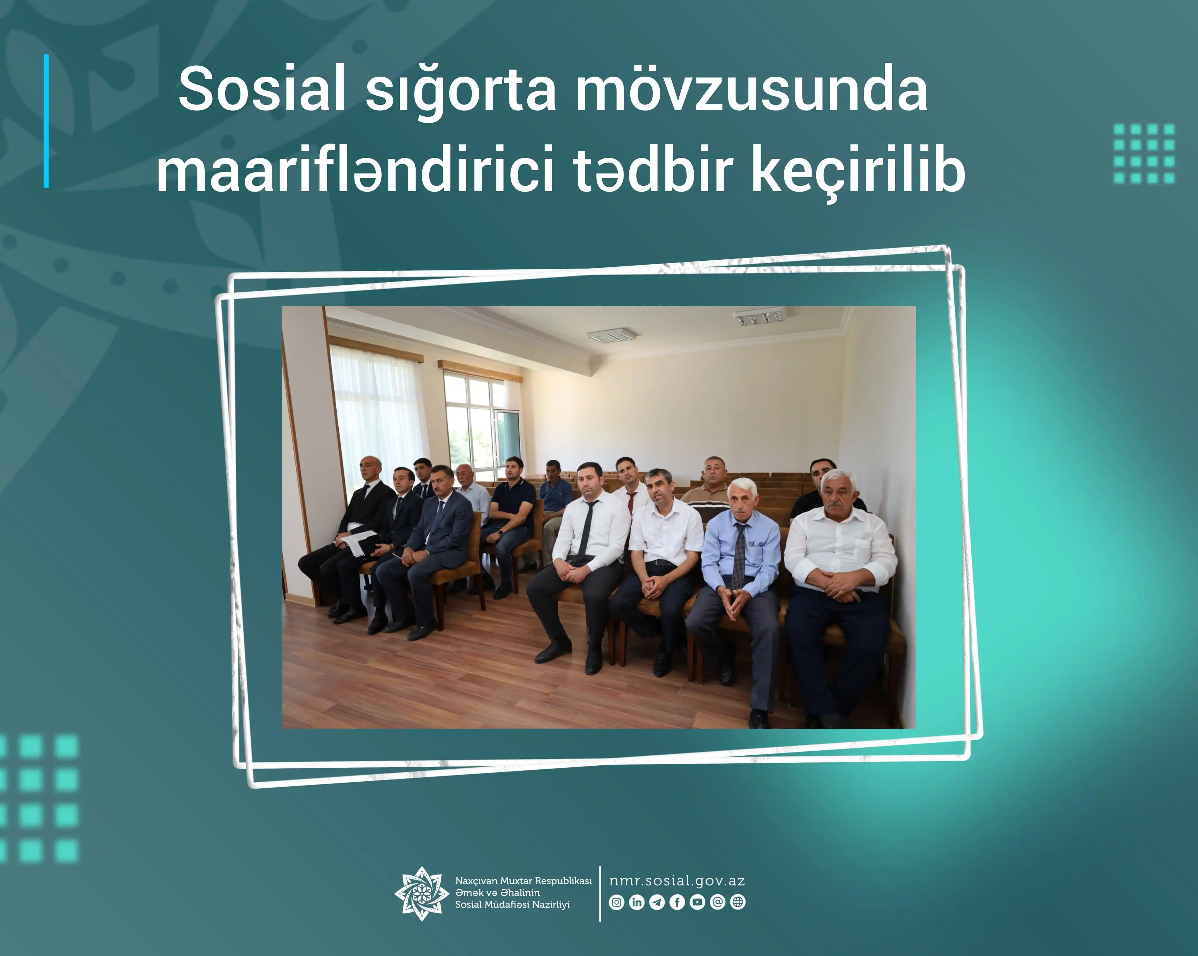 Image from Naxçıvan Muxtar Respublikasının Əmək və Əhalinin Sosial Müdafiəsi Nazirliyi: ✅Naxçıvan Muxtar Respublikasının Əmək və Əhalinin Sosial Müdafiəsi Naz...