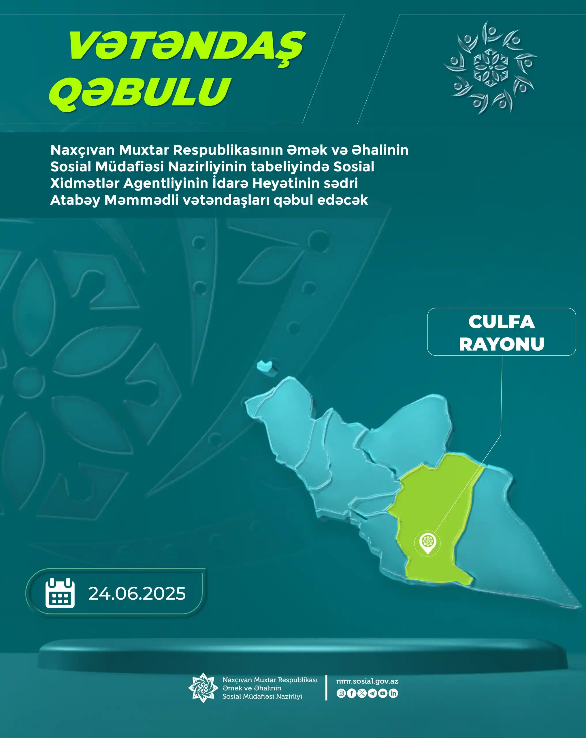 Image from Naxçıvan Muxtar Respublikasının Əmək və Əhalinin Sosial Müdafiəsi Nazirliyi: ✅Naxçıvan Muxtar Respublikasının Əmək və Əhalinin Sosial Müdafiəsi Naz...