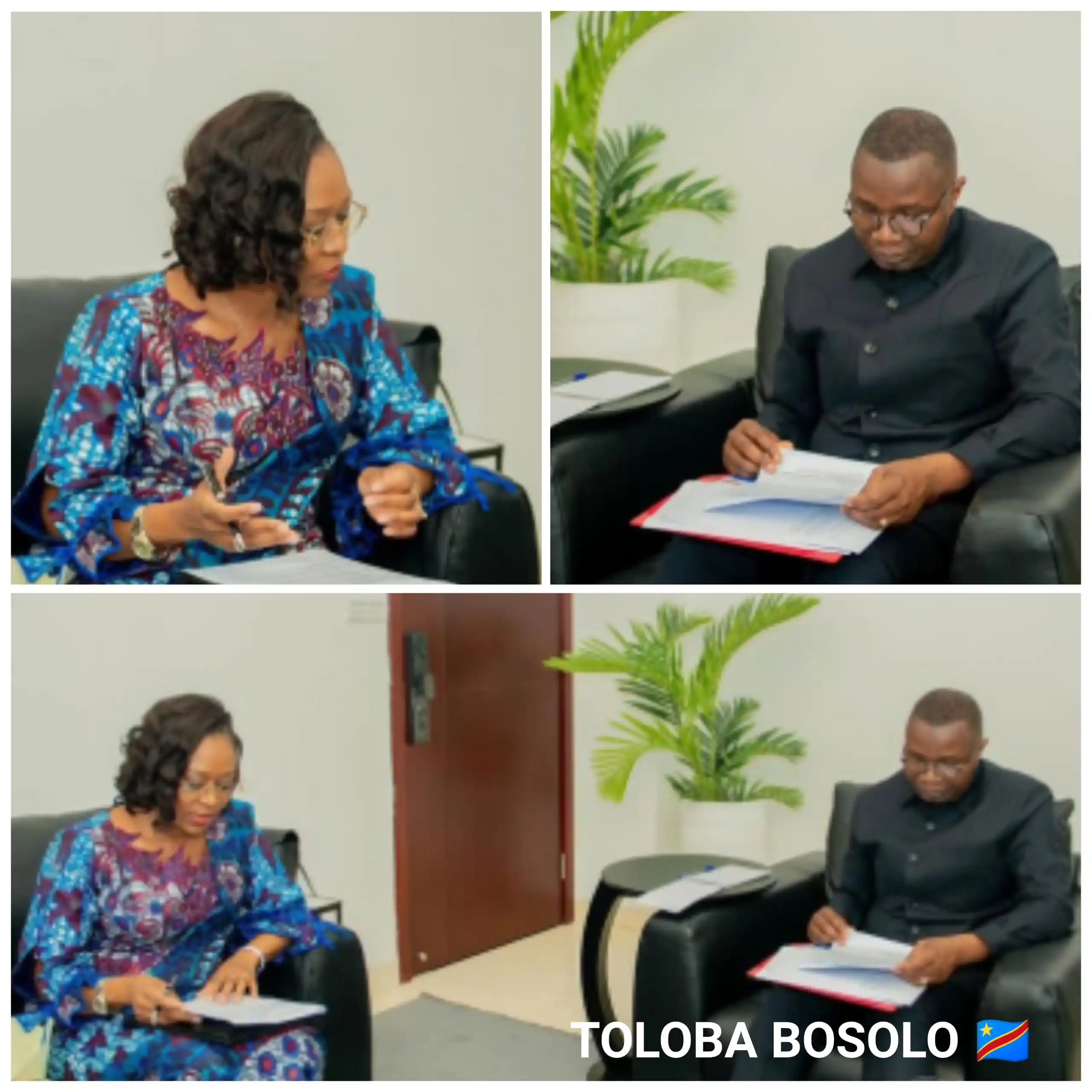 Image from TOLOBA BOSOLO: RDC 🇨🇩 : *Exposition Universelle d'Osaka 2025* Le Ministre du Comm...