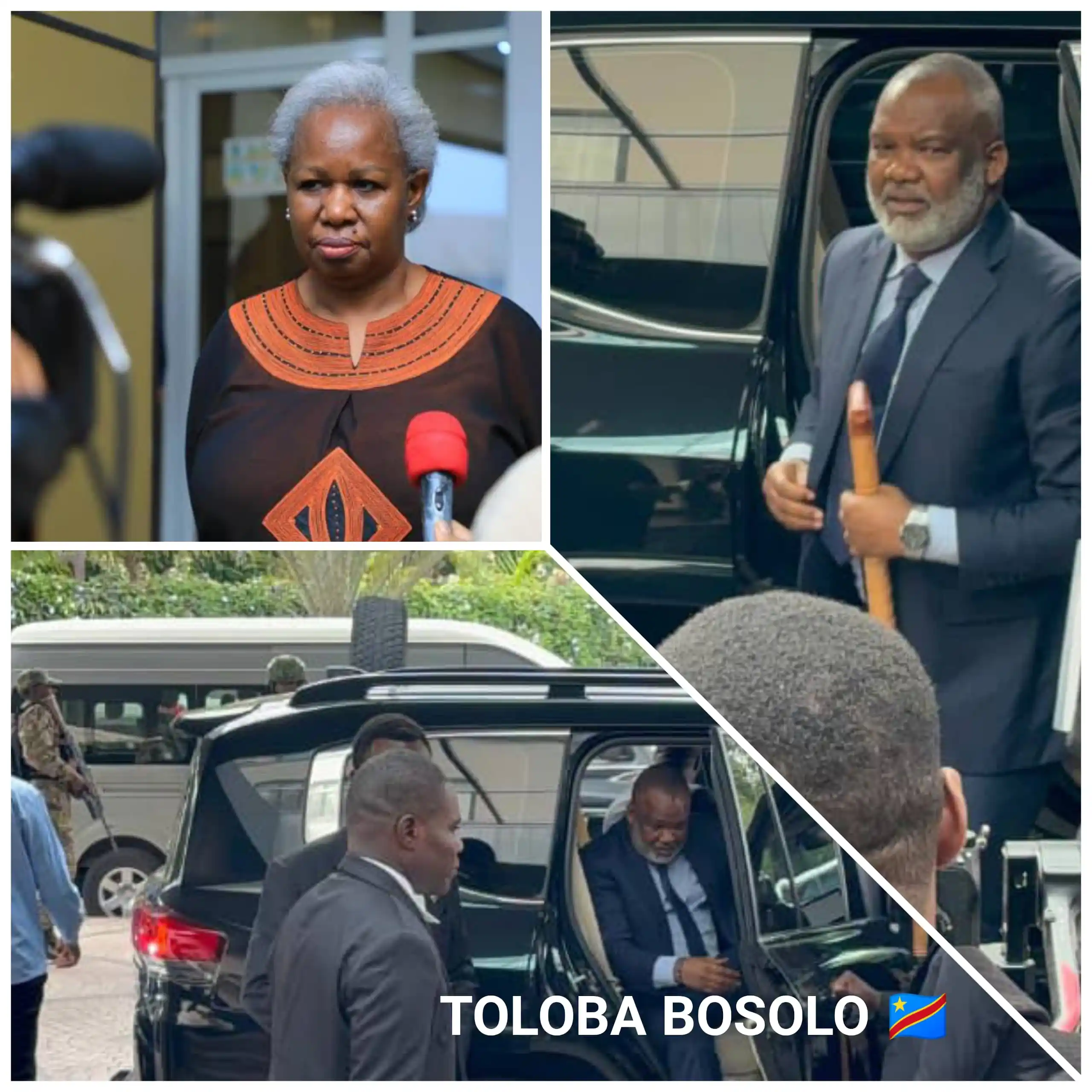 Image from TOLOBA BOSOLO: RDC 🇨🇩 - GOMA : *Les discussions animées entre Madame Bintou Keita e...