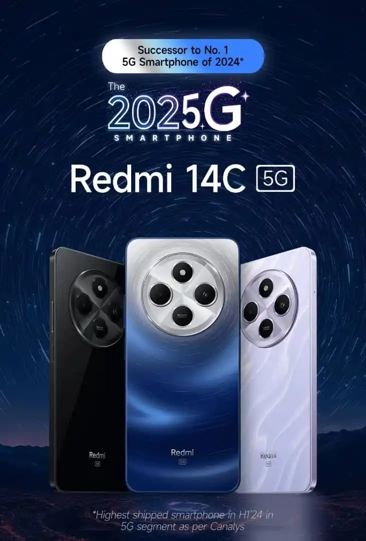 Image from EASY MOBILES: 🔥🔥🔥🔥🔥🔥🔥 *REDMI 14C* *_boxed and sealed_* 12 months warranty ...