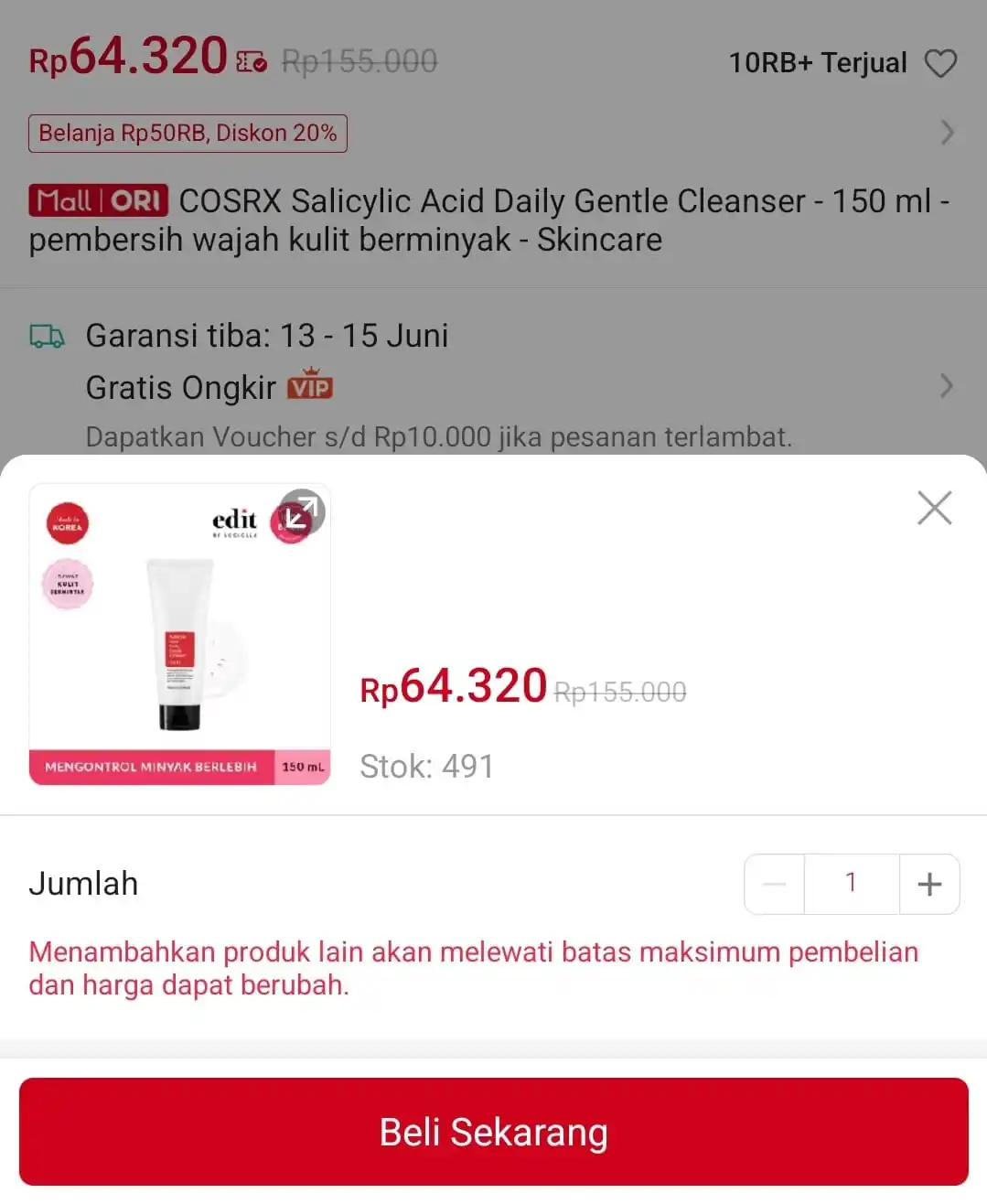 DISKON SORECU post