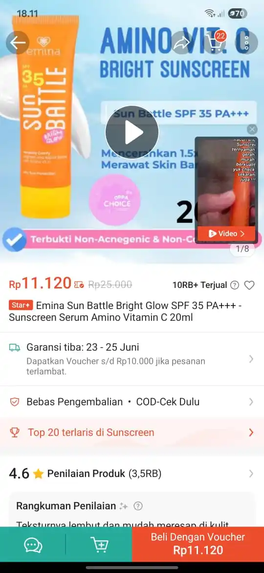 Image from SHOPEE DISKON ✅: Sekali belanja, penuhi wishlist, cuan habis! 🎯 https://s.shopee.co....