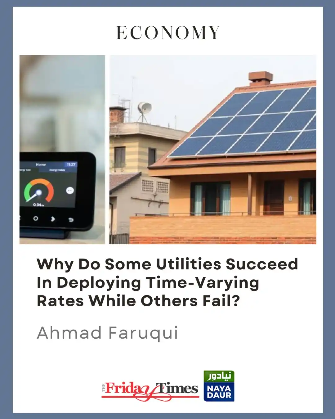 Image from The Friday Times: Smart utilities use TVRs to cut costs, lower emissions, and reward use...