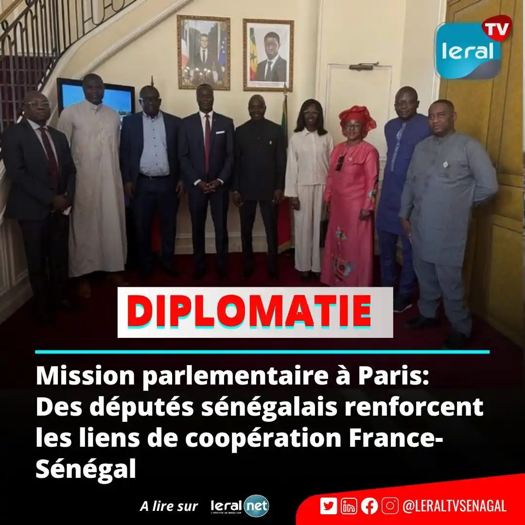 Image from Leral.Net : 🇸🇳🤝🇫🇷 Renforcement des liens France-Sénégal ! Une délégation de ...