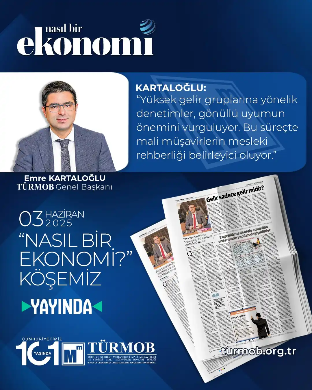 Image from TÜRMOB: 📰 3 Haziran tarihli "Nasıl Bir Ekonomi?" köşemizin bu hafta konusu “B...