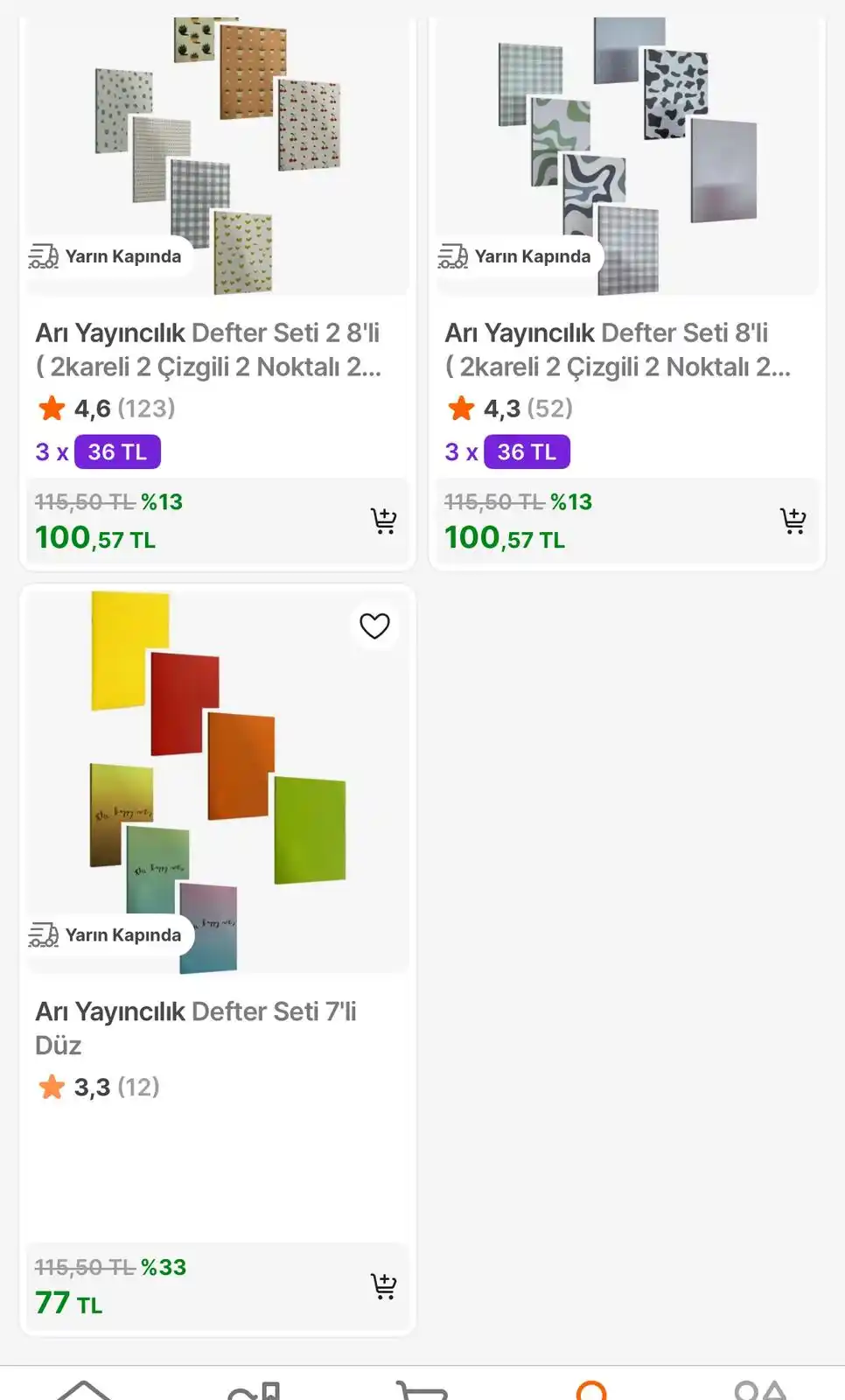 Image from ANLIK İNDİRİMLER: 📚 8 Defter 100 TL🔥 7 Defter 77 TL🔥  🎯👉👉https://app.hb.biz/V5Xiqw...