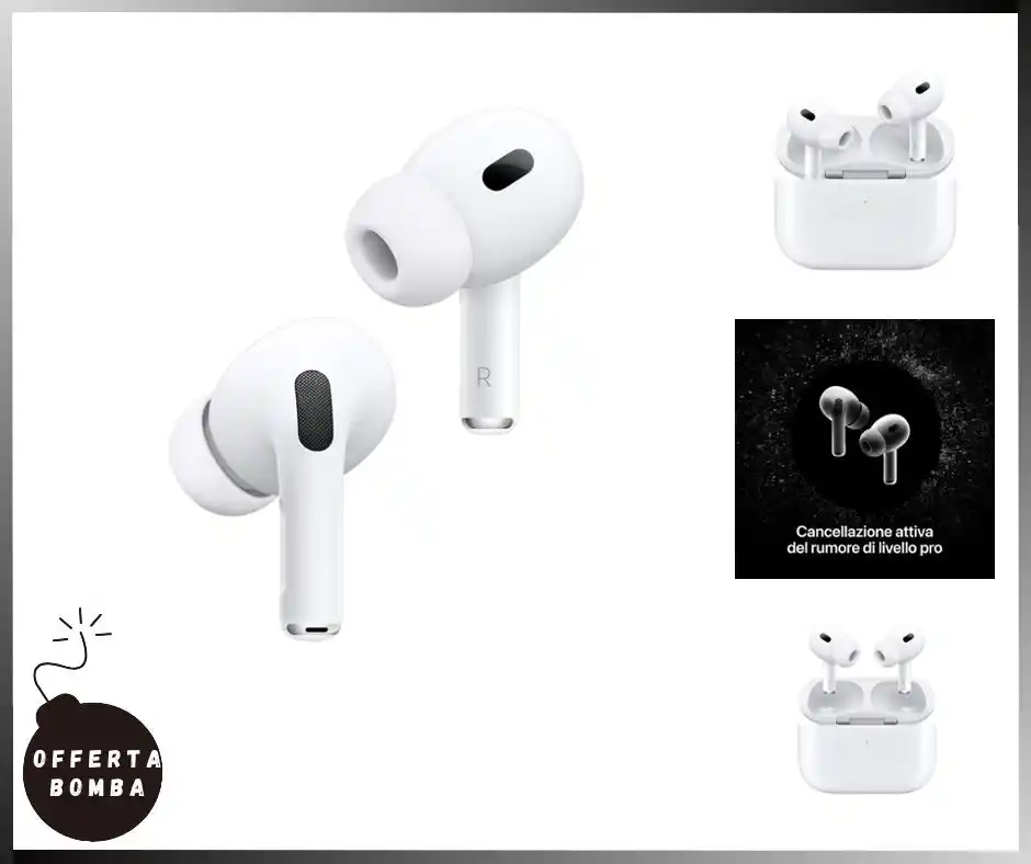 Image from Le Offerte di Joy: 🟢 *Apple AirPods Pro 2 Auricolari wireless, Auricolari Bluetooth, Can...
