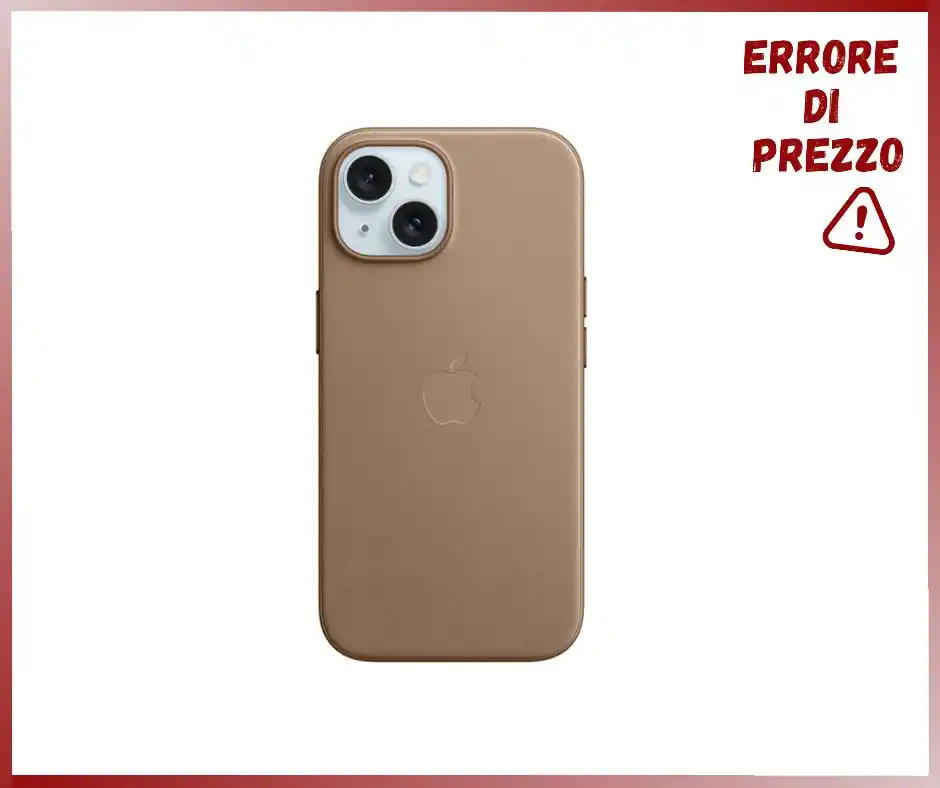Image from Le Offerte di Joy: 🟢 *APPLE Custodia MagSafe in tessuto FineWoven per iPhone 15 - Grigio...