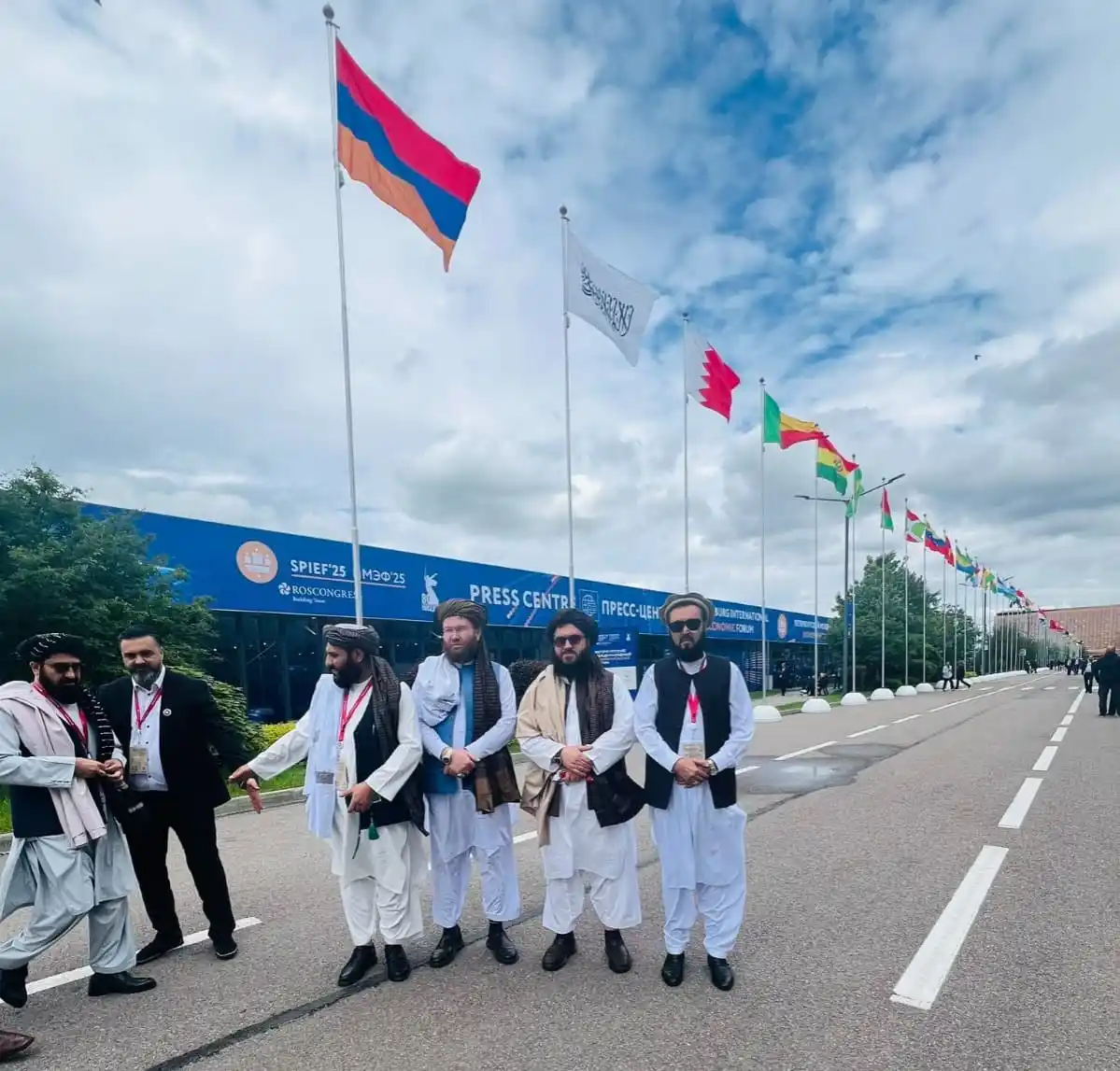 Image from اخبار امارت اسلامی: اشتراک هیئت بلندپایه امارت اسلامی در کنفرانس اقتصادی ۲۰۲۵ روسیه  هیأت ...