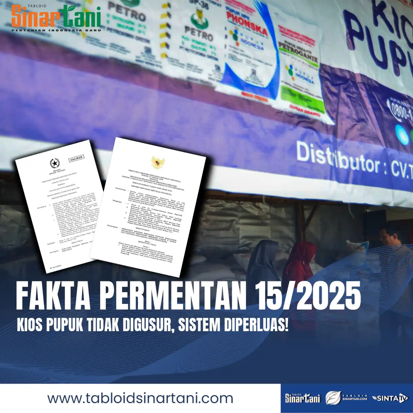 Image from Tabloid Sinar Tani: Banyak yang panik gara-gara Permentan 15/2025, katanya pengecer bakal ...