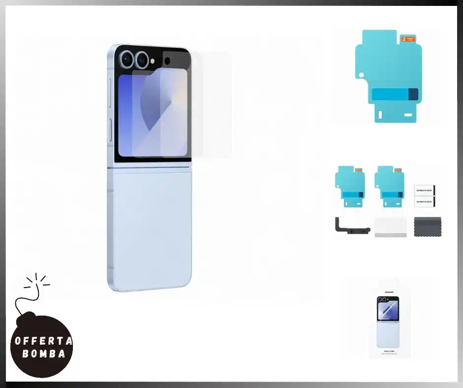 Image from Le Offerte di Joy: ❌⁉️ 𝙀𝙍𝙍𝙊𝙍𝙀 𝙊 𝘽𝙊𝙈𝘽𝘼 ⁉️❌  🟢 *Samsung 2X Pellicola Protettiv...