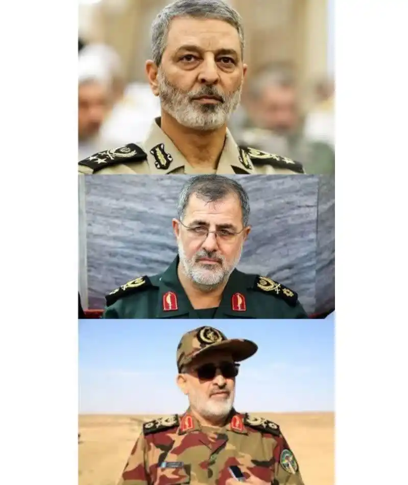 Image from پایگاه خبری نسیـم دلفان: *فرماندهان جدید نیروهای مسلح ایران منصوب شدند.*   در پی شهادت سردار سپ...