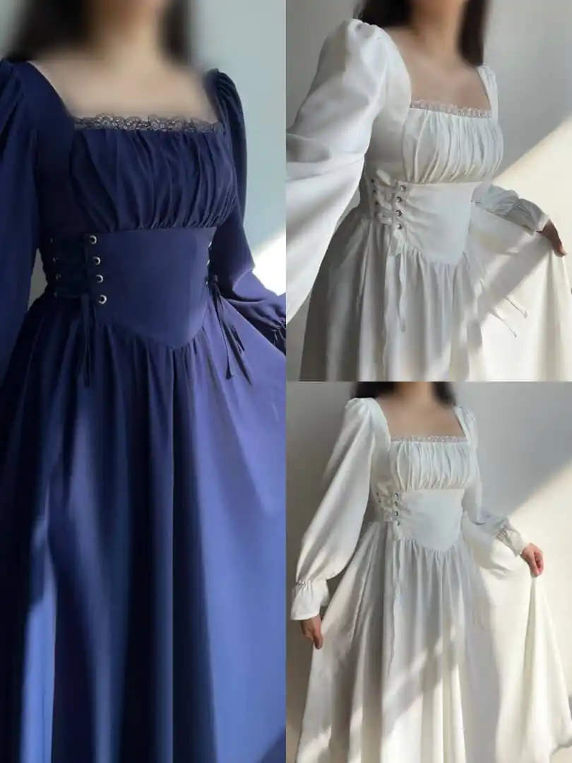 Image from ESO Fashion ♥️👗: فستان فوروي اجنبي قطعه فعلا واو 🫣♥️ ستندر 38 👈🏻 46 السعر 199 الف ...