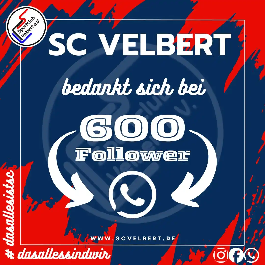 Image from SC Velbert : Heute freuen wir uns euch mitteilen zu können, dass wir jetzt bei *6️⃣...