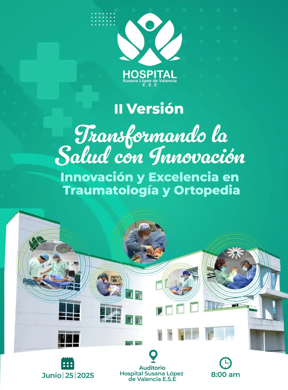 Image from Hospital Susana López de Valencia E.S.E: 🔔 ¡𝗜𝗻𝘀𝗰𝗿í𝗯𝗲𝘁𝗲 𝘆𝗮!  Este 𝟮𝟱 𝗱𝗲 𝗷𝘂𝗻𝗶𝗼 vive la 𝐈𝐈 ...