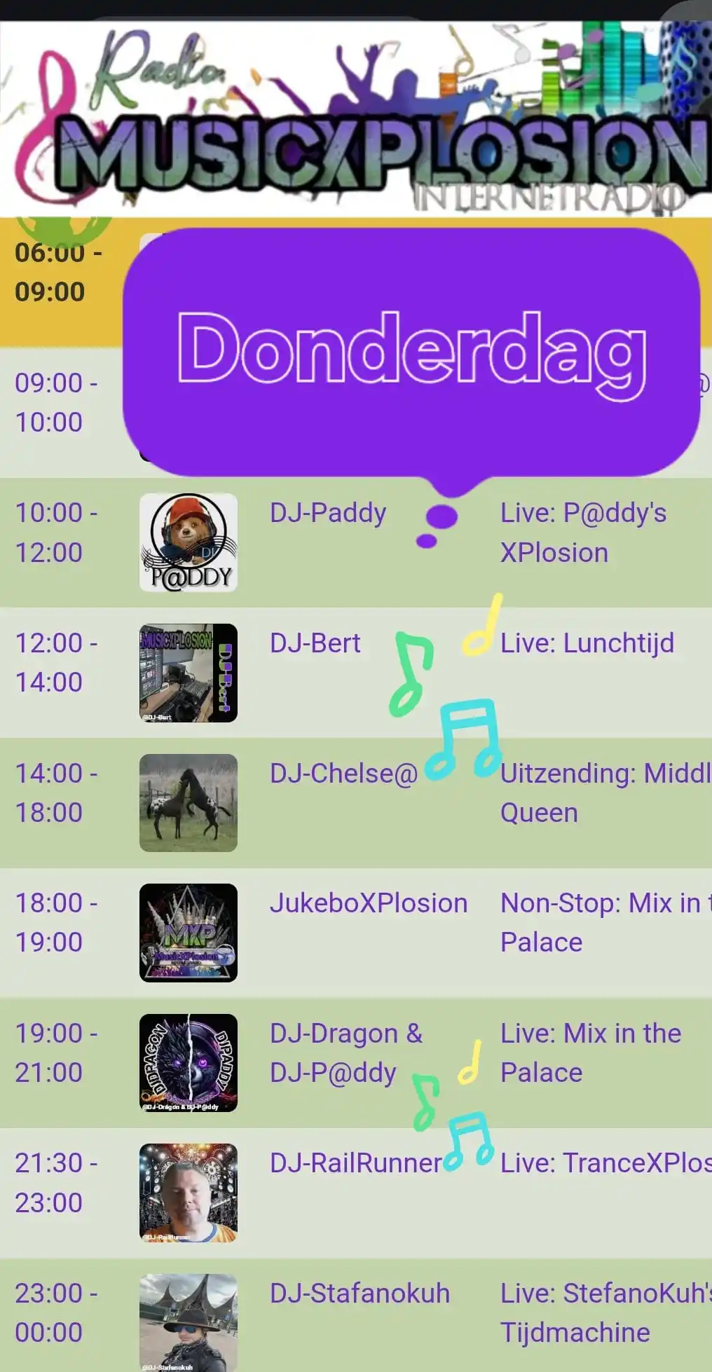 Image from MusicXPlosion Luisteraars: Kom er vandaag gezellig bij MusicXPlosion.nl/app ook is het gezellig b...