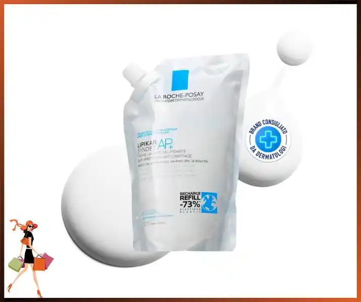 Image from Le Offerte di Joy: 🟢 *La Roche-Posay Lipikar Syndet AP+ Refill, Ricarica Gel Doccia Corp...
