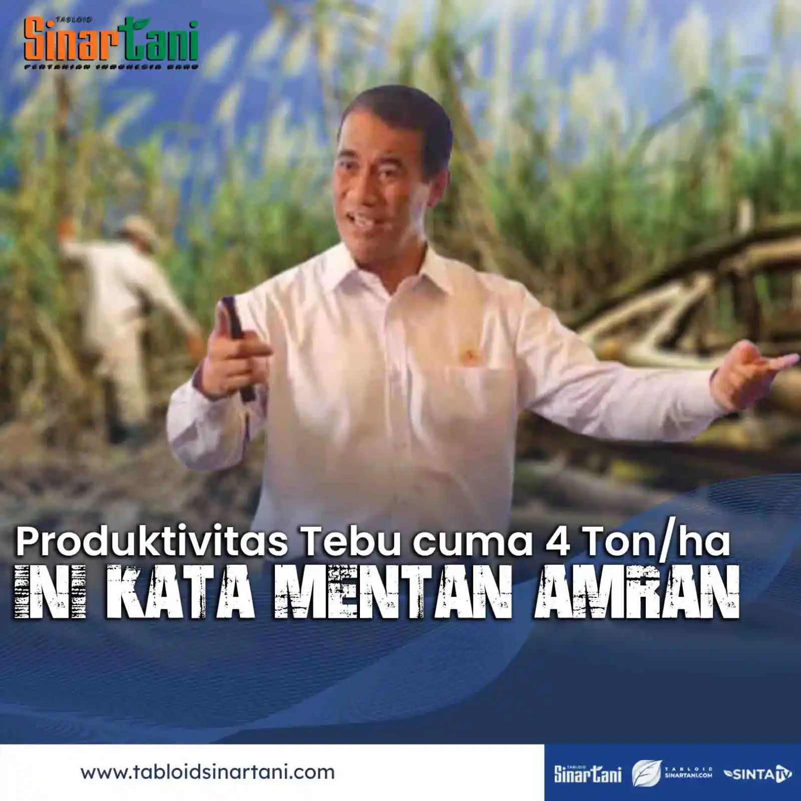 Image from Tabloid Sinar Tani: Menteri Pertanian, Andi Amran Sulaiman, optimis Indonesia bisa swasemb...