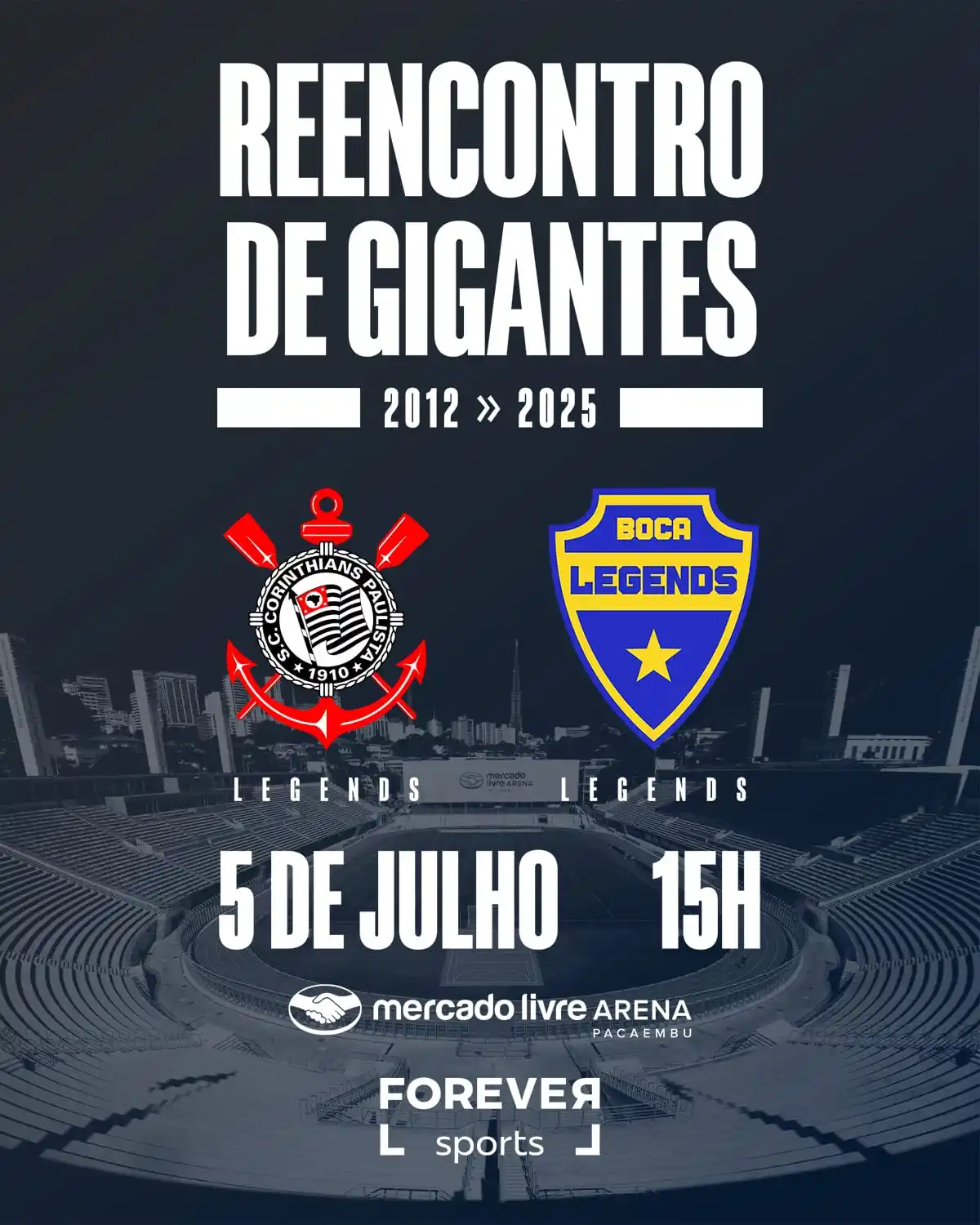 Image from Corinthimão 3.0 🦅: O Reencontro de Gigantes vem aí e as vendas de ingressos estão abertas...