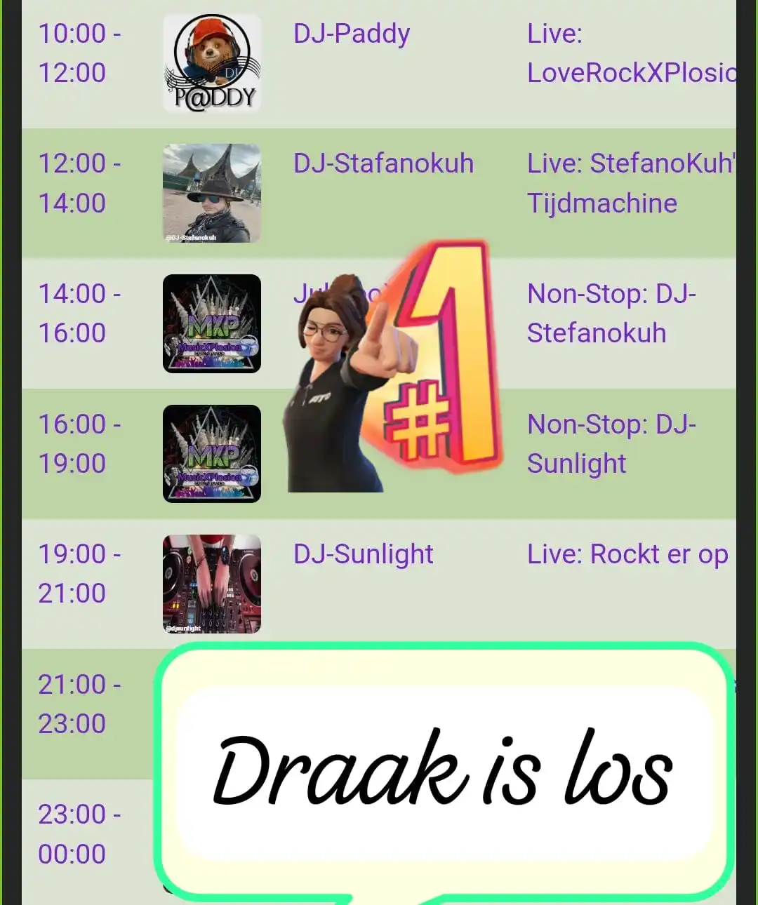 MusicXPlosion Luisteraars post