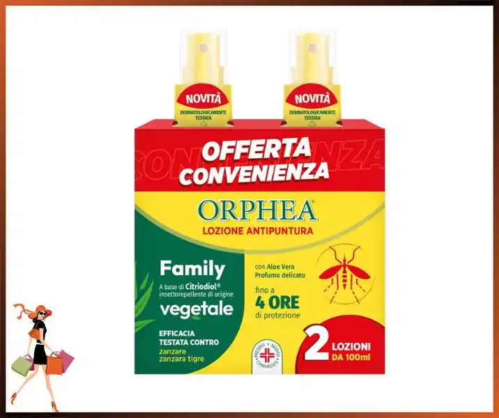 Image from Le Offerte di Joy: 🟢 *Orphea Protezione Persona - Lozione Antipuntura - Formato Bipack p...