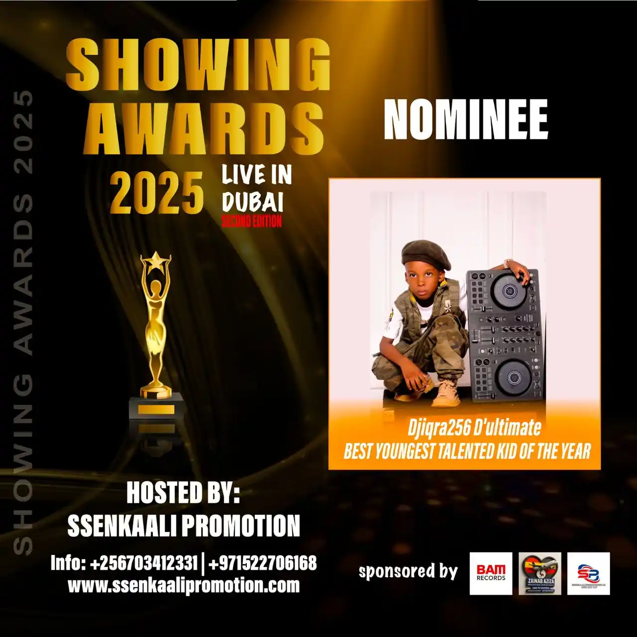 Image from ✨SHOWING AWARDS ✨🦅: Showing awards 2025 Live in Dubai Nominee Dj iqra256 D’ultimate You...