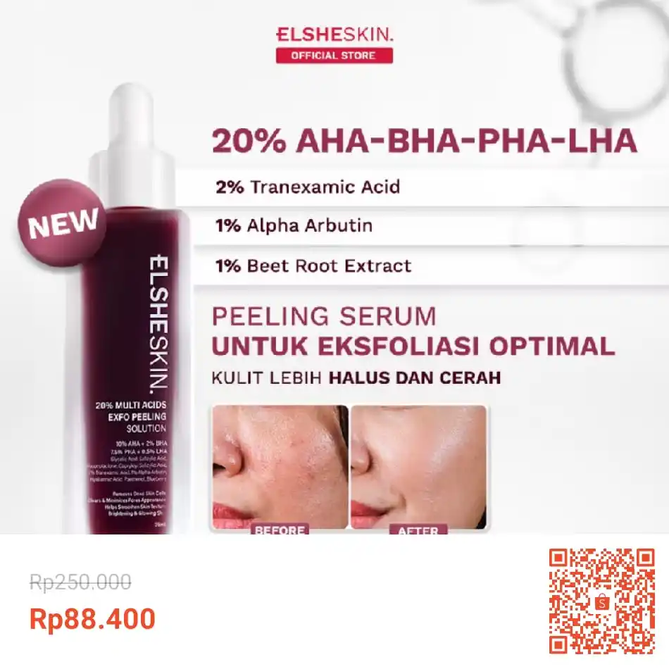Image from Spill Racun Shopee & Flash Sale: Temukan [NEW LAUNCH] Elsheskin 20% Multi Acids Exfo Peeling Solution 3...