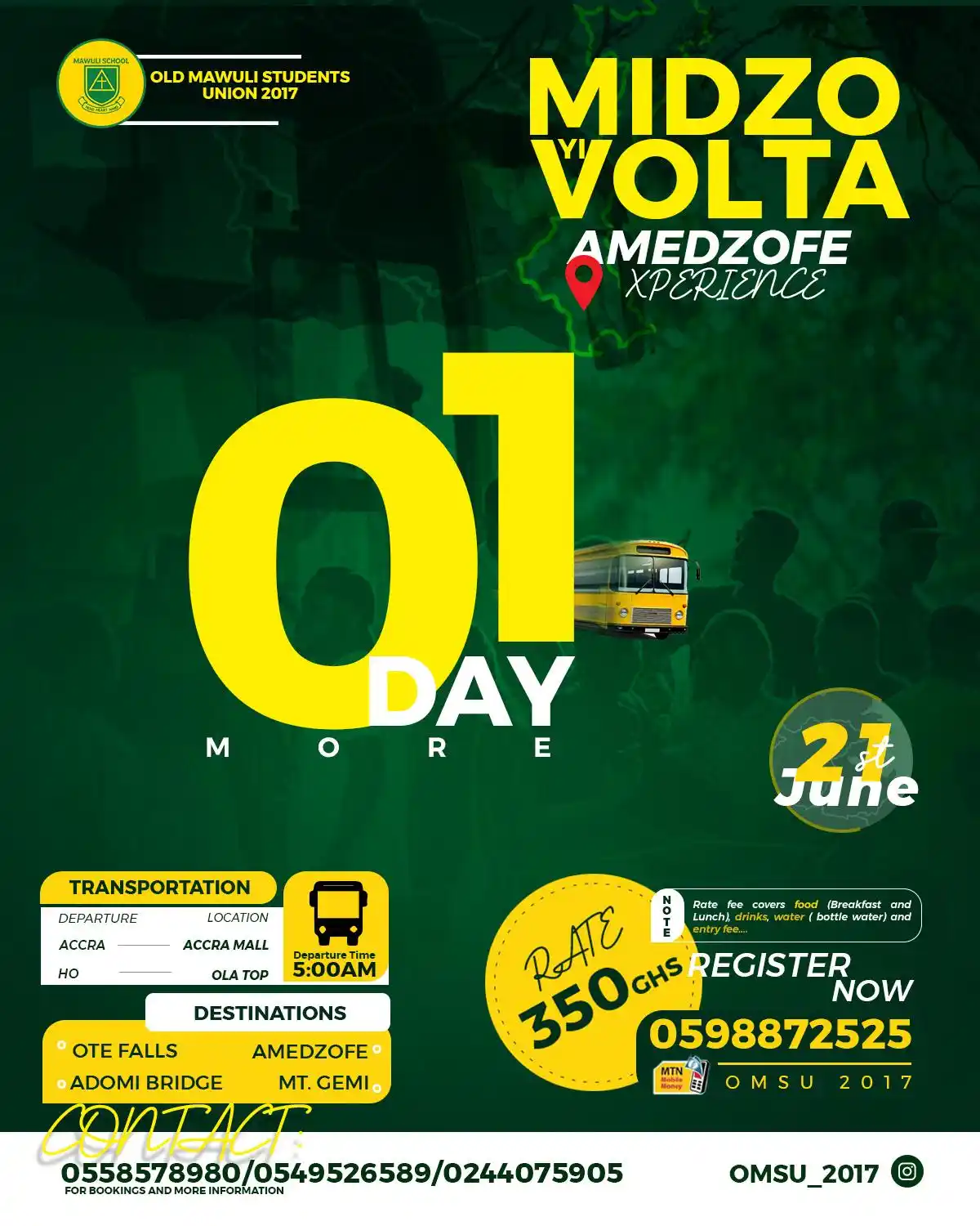 Image from OMSU Global💚💛💚💛: *1 DAY MORE* till the gates swing open and the Xperience rains down li...