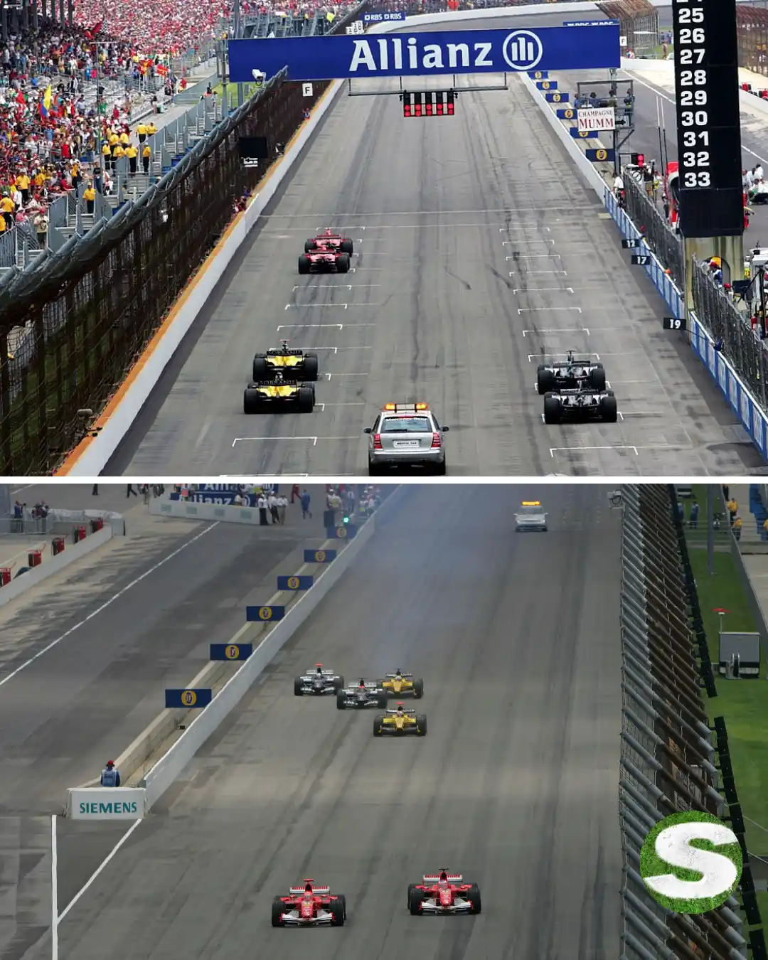 Image from B&T© Formula 1 News: 20 years ago today, the infamous US Grand Prix at Indianapolis took pl...