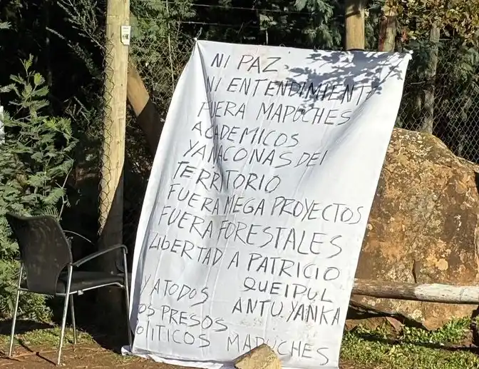Image from ContratistasForestalesAG: *Acoforag y atentado en Collipulli: "La violencia se mantiene y el ter...