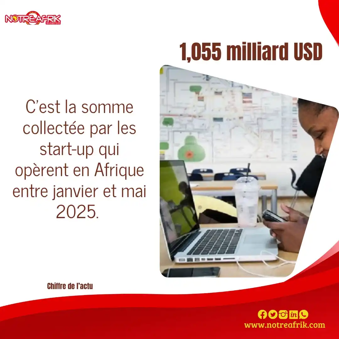 Image from Notre Afrik: *🟡 Chiffre de l’actu | 1,055 milliard de dollars*  C’est la somme col...