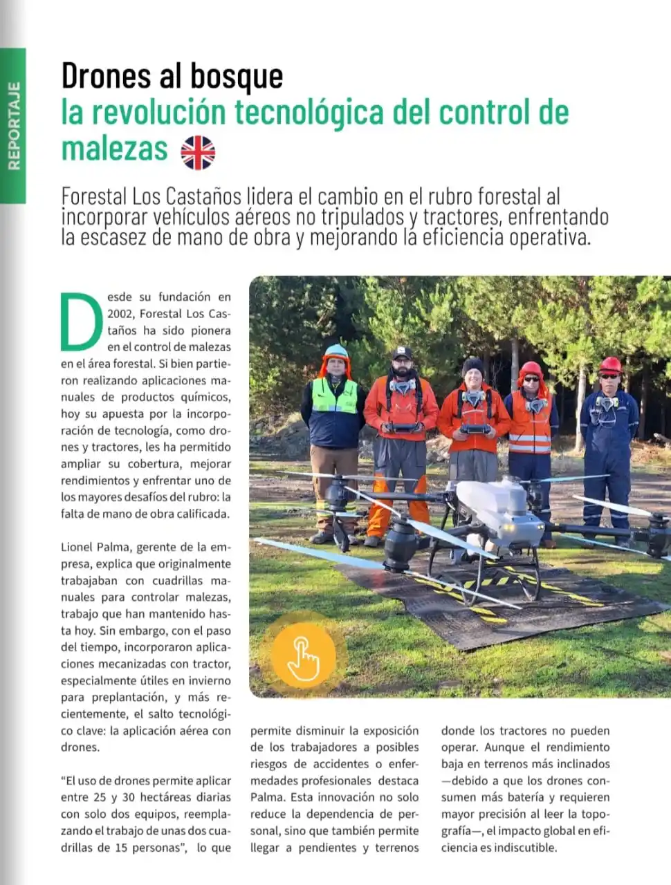 Image from ContratistasForestalesAG: 🌲🌳 “Drones al bosque, la revolución tecnológica del control de malez...