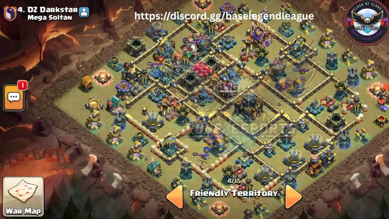Image from Bases | Legend League ✓: DZ Darkstar : https://link.clashofclans.com/en?action=OpenLayout&id=TH...