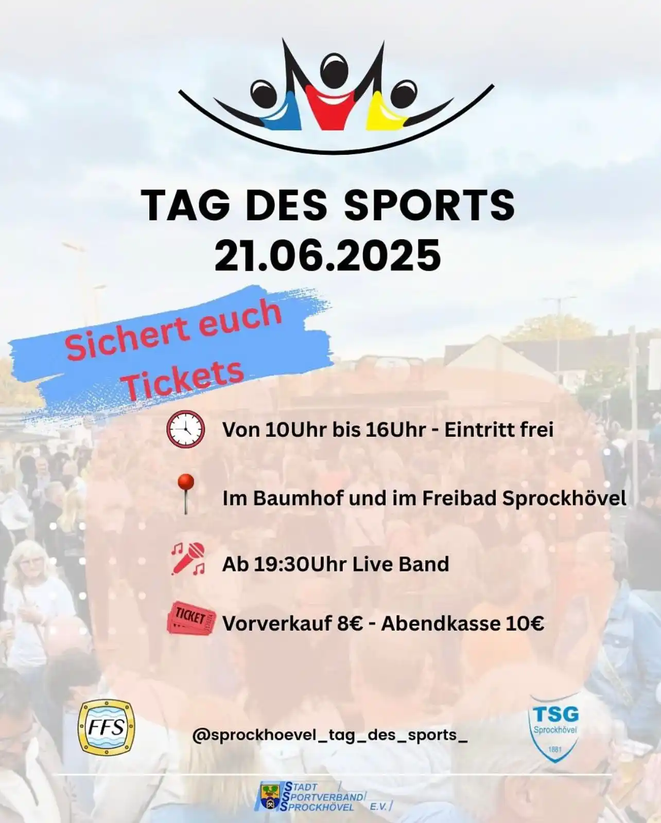 Image from Sprockhövel: Hier hat uns noch auf die schnelle Werbung für den Tag des Sports erre...