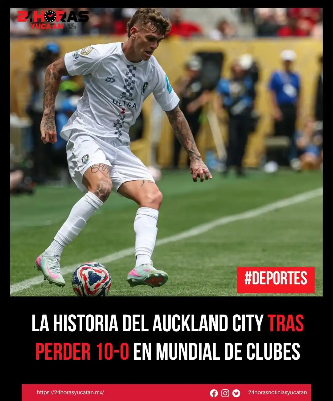 Image from 24 Horas Yucatán: 📍 La historia del Auckland City tras perder 10-0 en Mundial de Clubes...