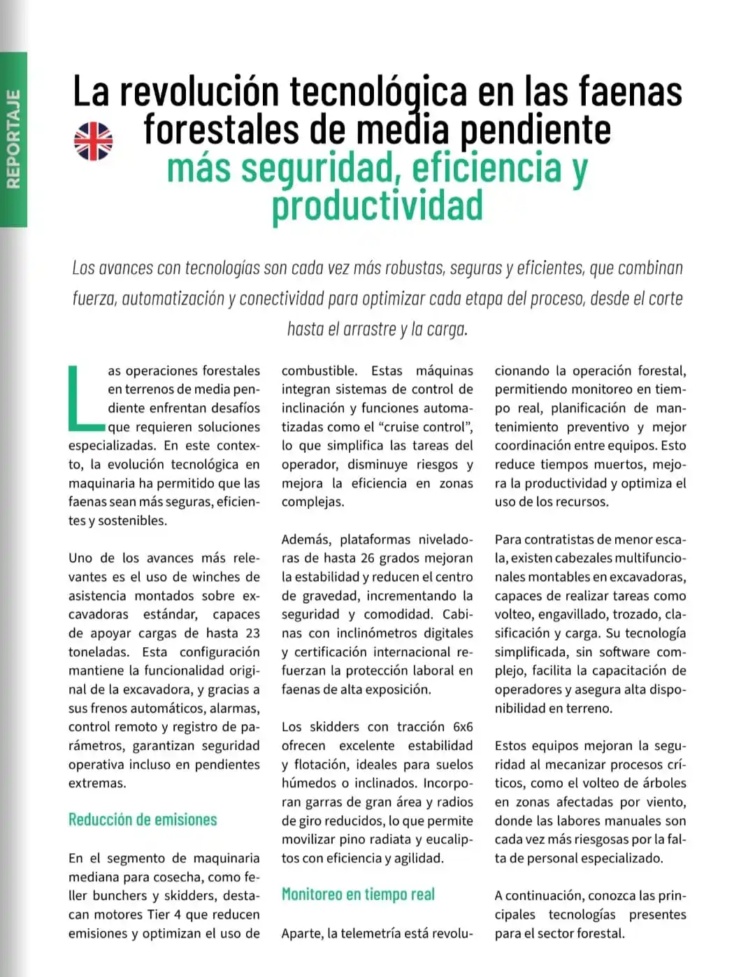 Image from ContratistasForestalesAG: 🌲🌳 “La revolución tecnológica en las faenas forestales de media pend...