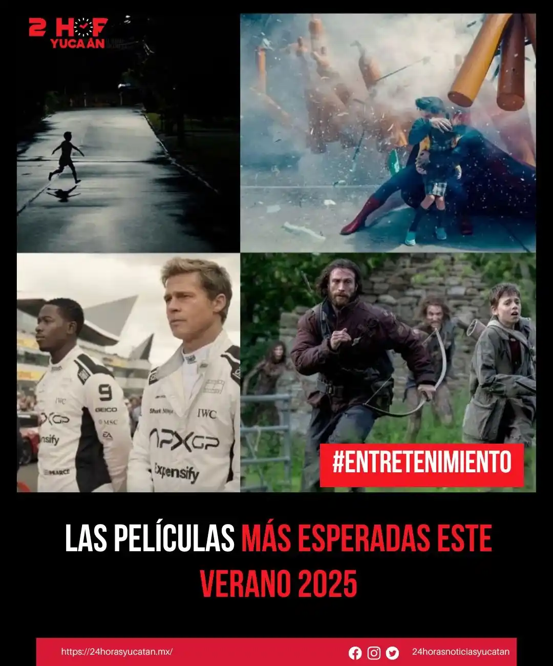 Image from 24 Horas Yucatán: 📍Las películas más esperadas este verano 2025.  La nota 👉 https://l....