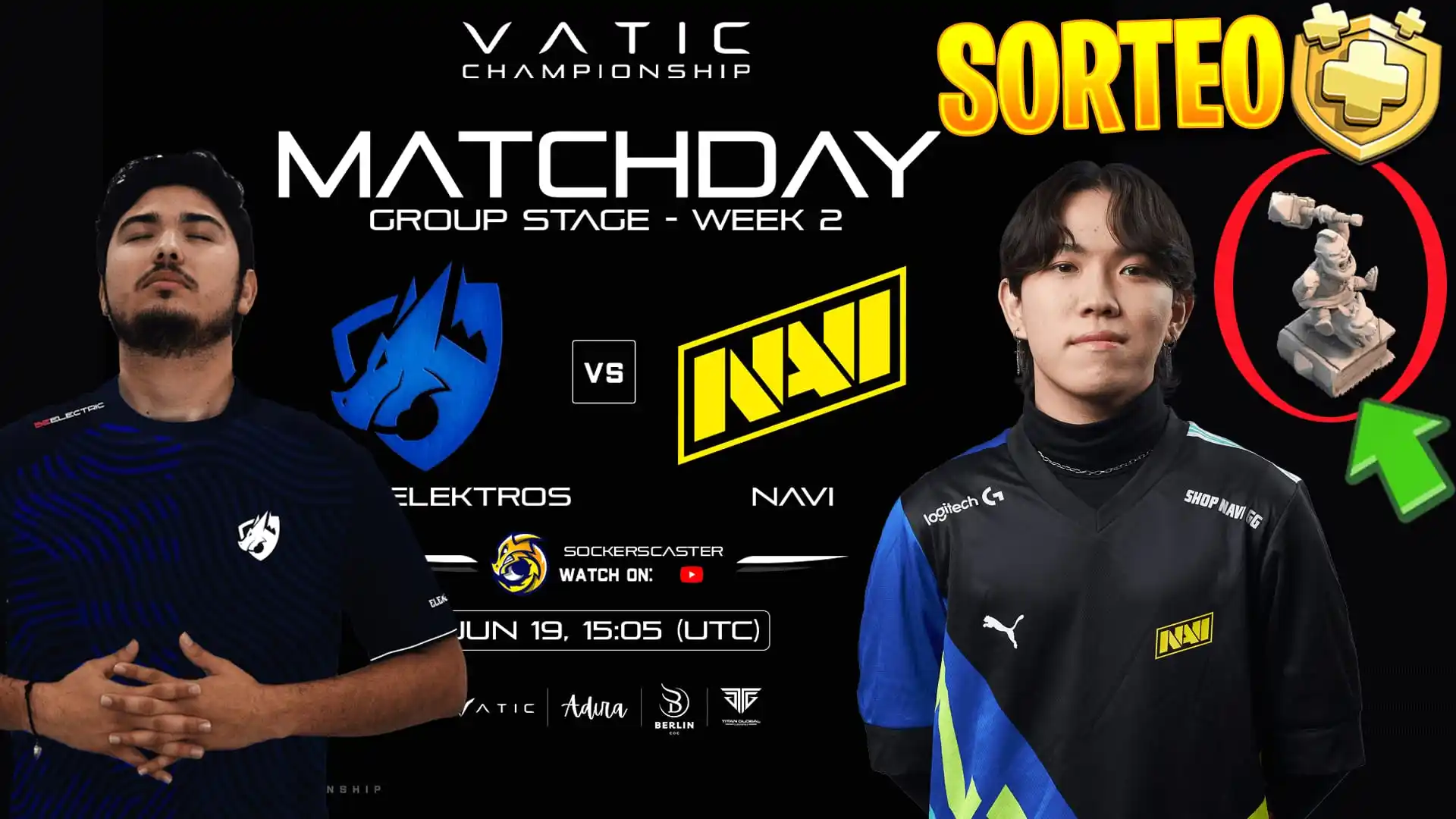 Image from SOCKERS: 🔴LIVE TRIPLE de Guerras y SORTEO 🎁 PASE de ORO y figura <a class=...