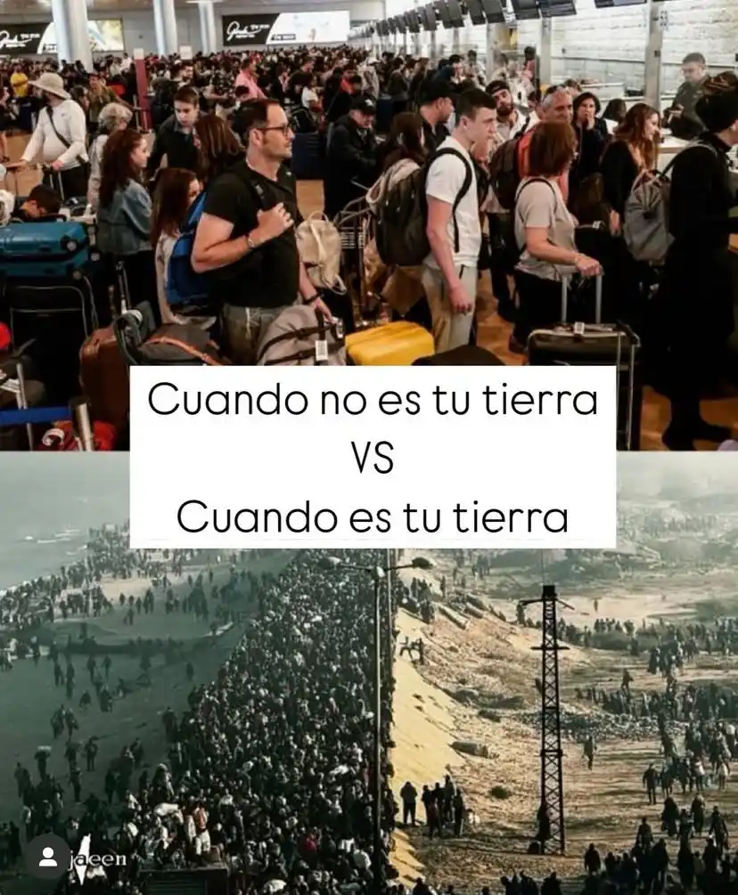 Image from DIVERGENTES: Lo que está pasando en "israel" es que todos esos colonos que dicen qu...