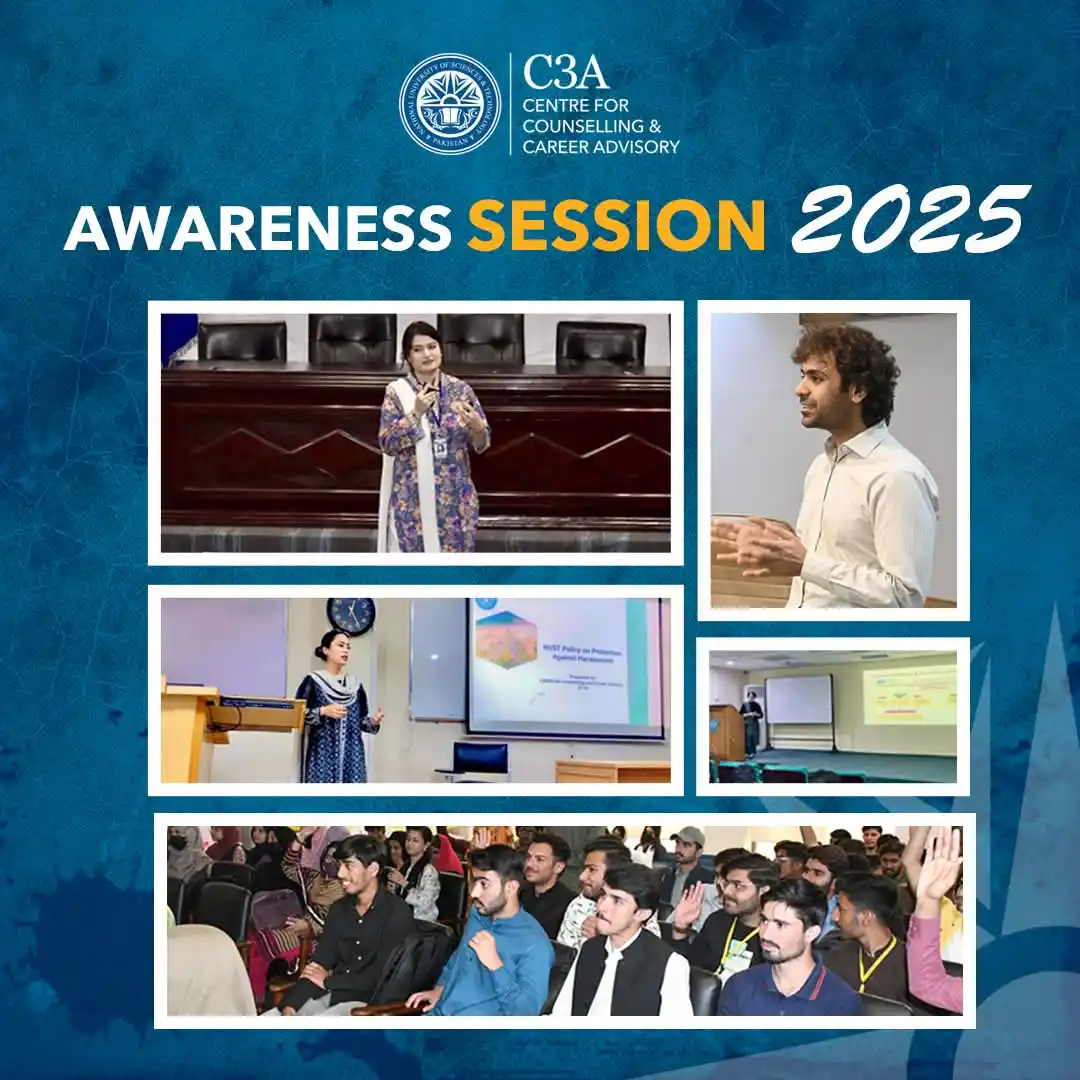Image from NUST: NUST Centre for Counselling and Career Advisory (C3A) conducted a seri...