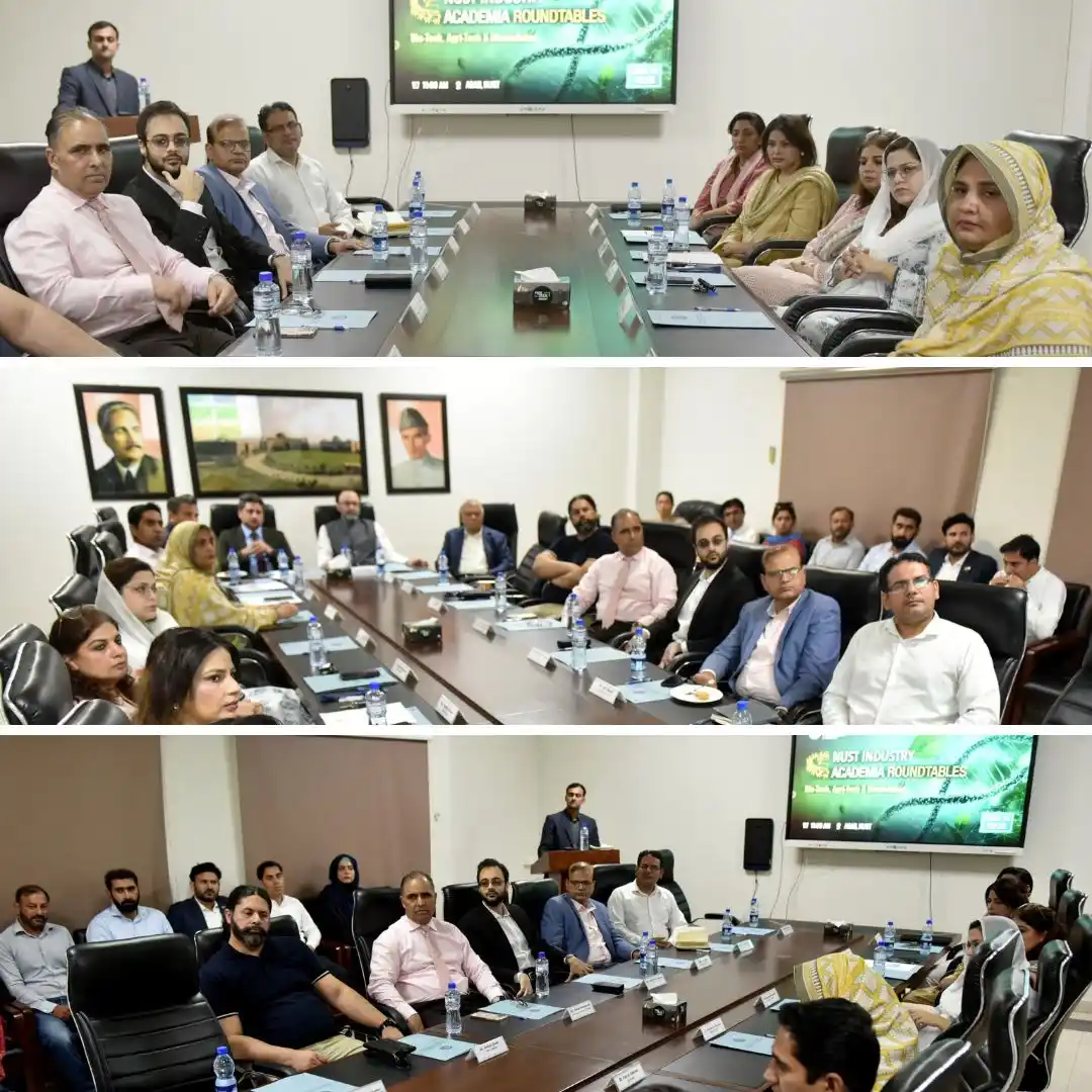 Image from NUST: NUST successfully hosted an insightful Industry-Academia Roundtable on...