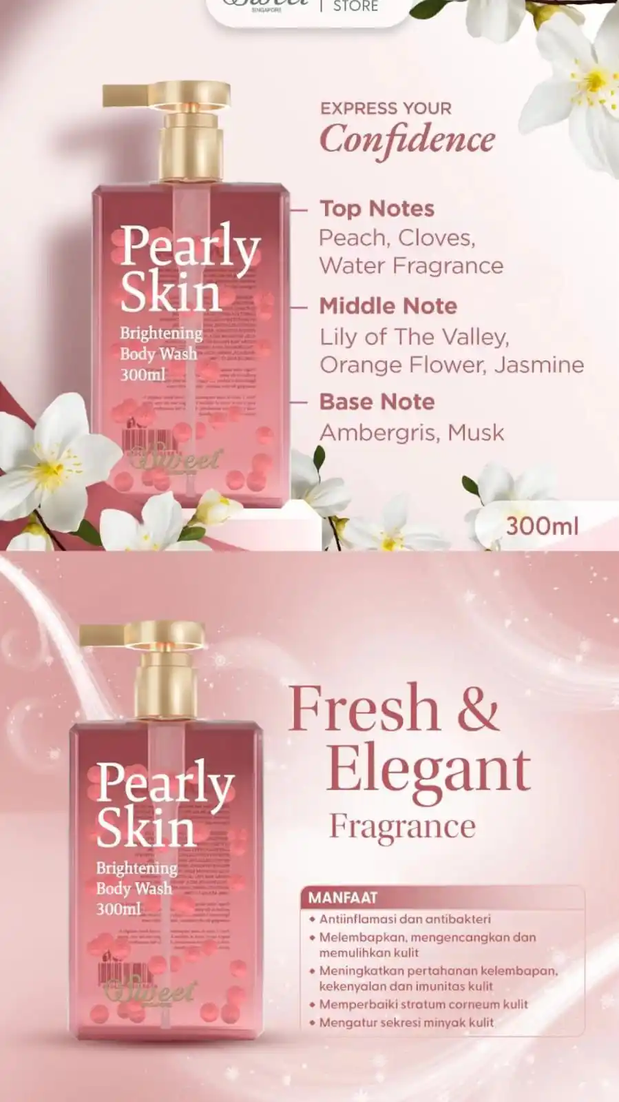 Image from Katalog Jastipin.zaa: 🌸✨ *OPEN PO O'SWEET SINGAPORE* ✨🌸 *Pearly Skin* Fungsi: Mencerahkan...